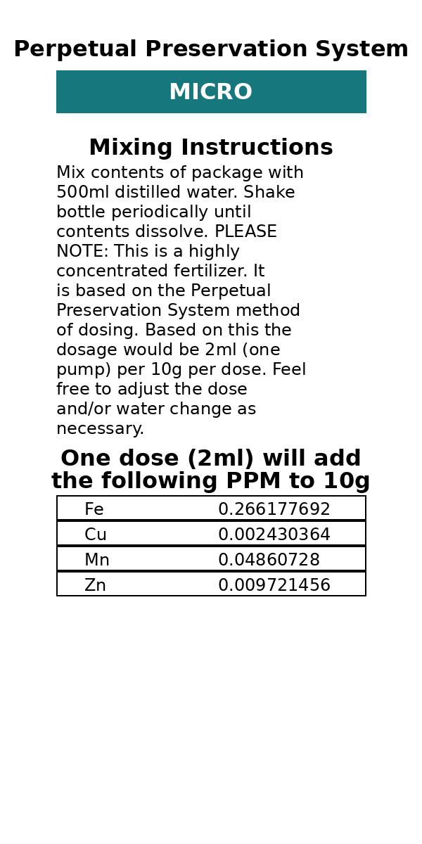 The PlantGuy Perpetual Preservation System (3 Liter round bottle combo)- Free Shipping