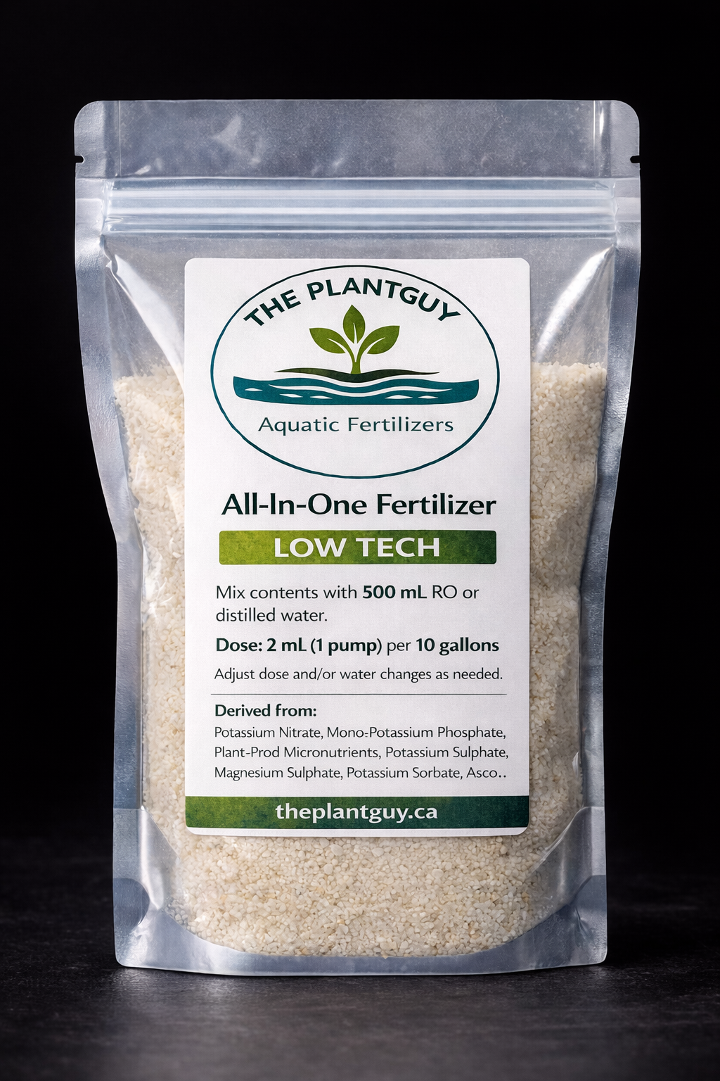 The PlantGuy All in One Low tech 500ml- Shrimp safe (free shipping)