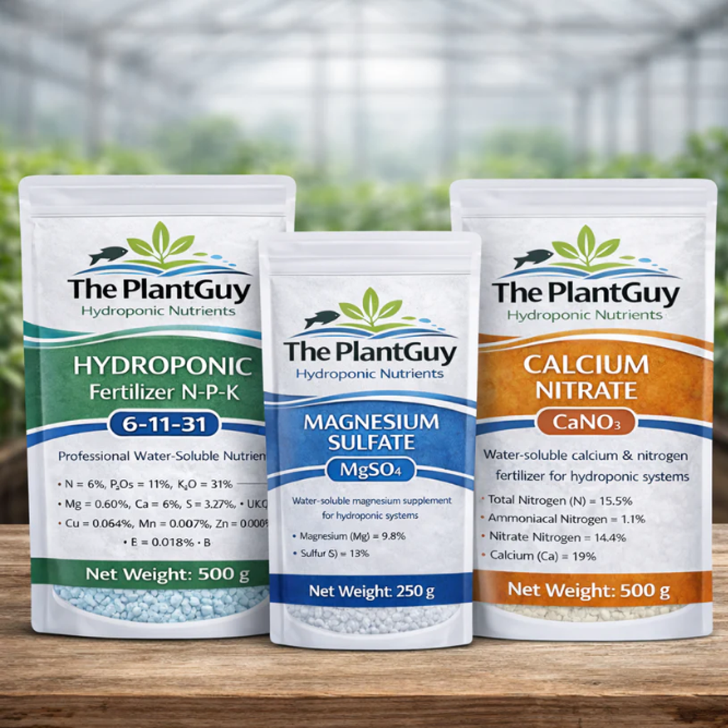 3 part Hydroponic Nutrient package