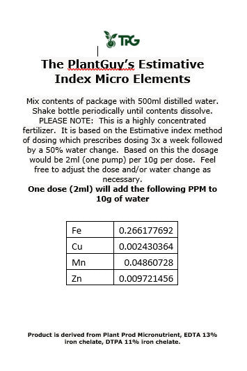 Aqua Vitae Estimative Index (3 liter bottle combo)- Free Shipping