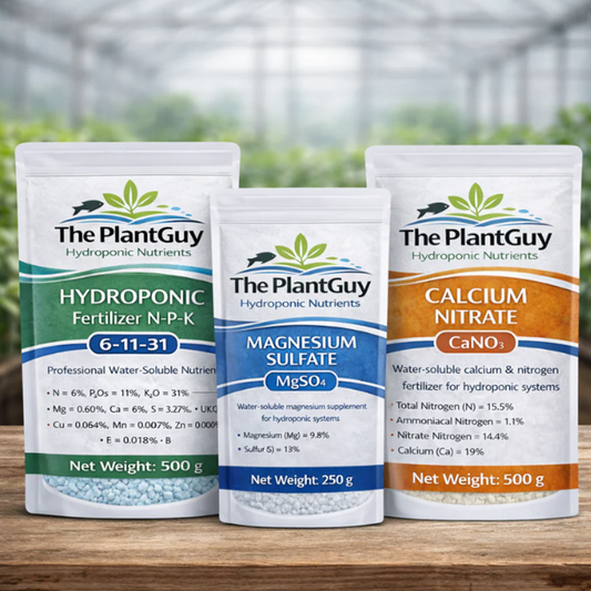 3 part Hydroponic Nutrient package