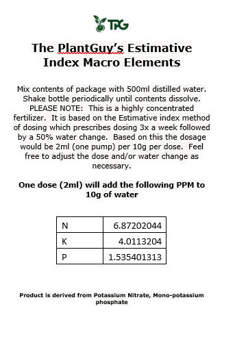 Aqua Vitae Estimative Index (3 liter bottle combo)- Free Shipping